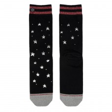 Shiny Stars Black Silver